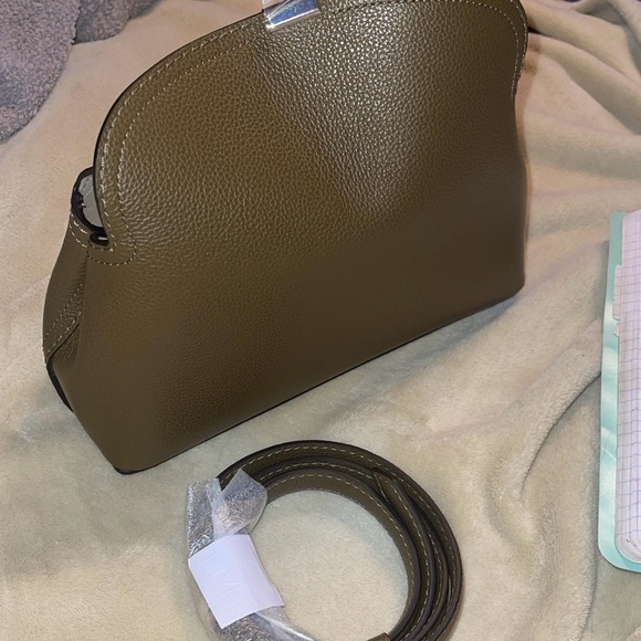 Toteme Taupe Leather Shoulder Bag - Picture 3 of 3